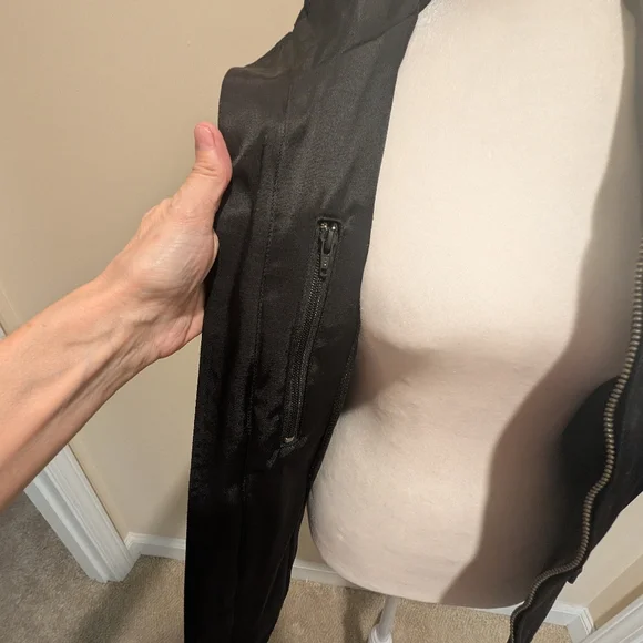 Harley-Davidson Women's Black Nylon Bomber Riding Jacket RN 103819 - Picture 10 of 16